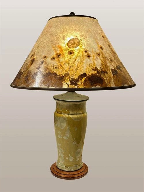 Sue Johnson 14B crystal glaze Lamp