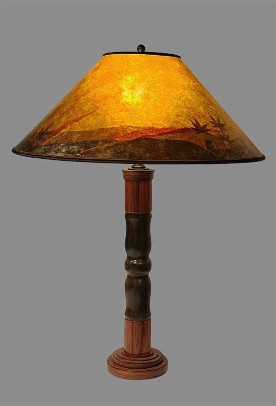 Sue Johnson 14D Hand-turned Lamp