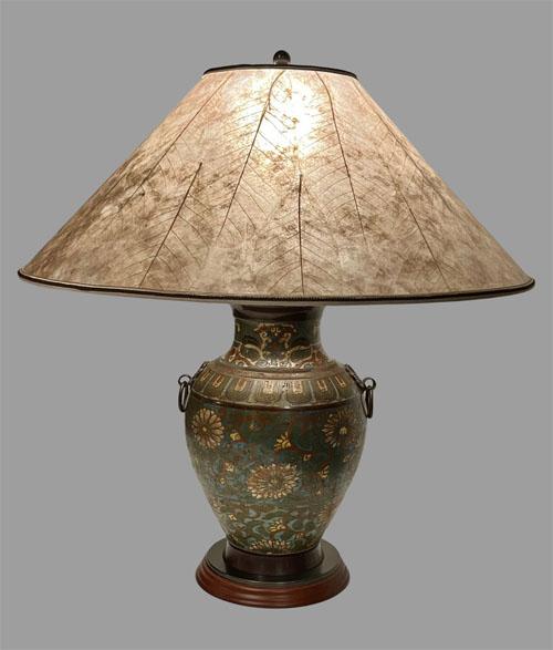 Sue Johnson 15 E Antique Champlevé Lamp