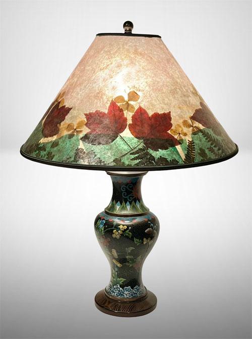 Sue Johnson 16A Antique cloisenné Lamp