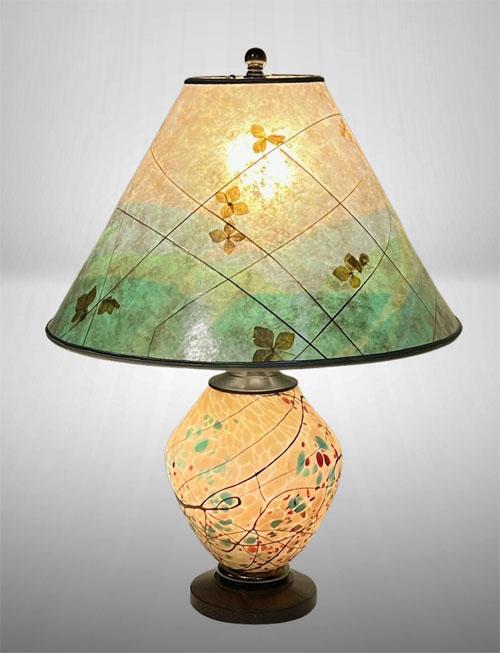 Sue Johnson 16D Hand-blown glass Lamp